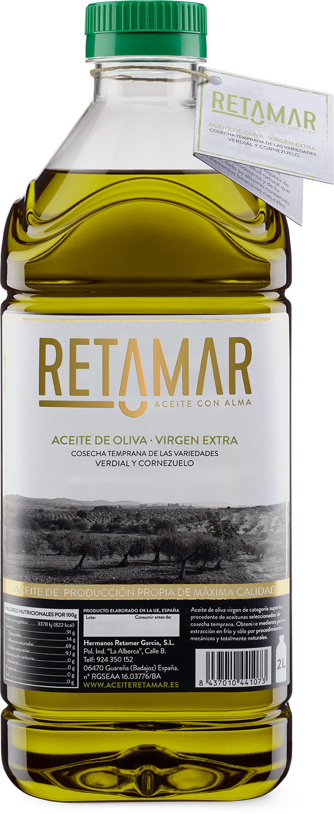 Aceite de oliva virgen extra Cosecha Temprana 2L